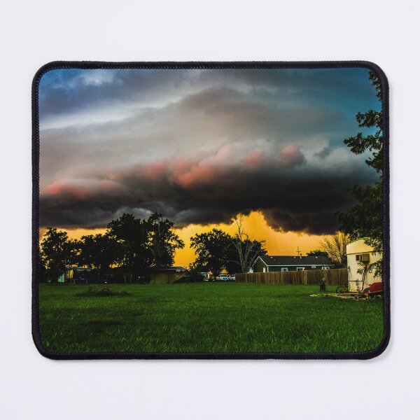 Item preview, Shelf Cloud in the Sunset designed and sold by EbensStickers.