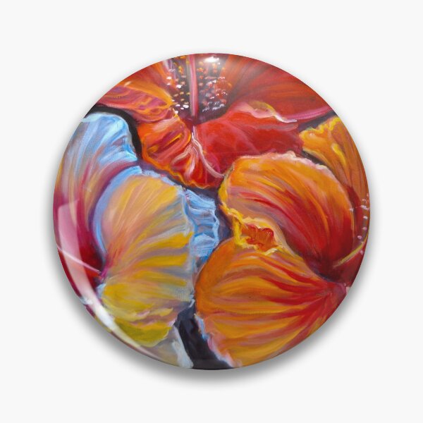 Item preview, Triiple Tropical Colorful Hibiscus designed and sold by jennyleeandjim.