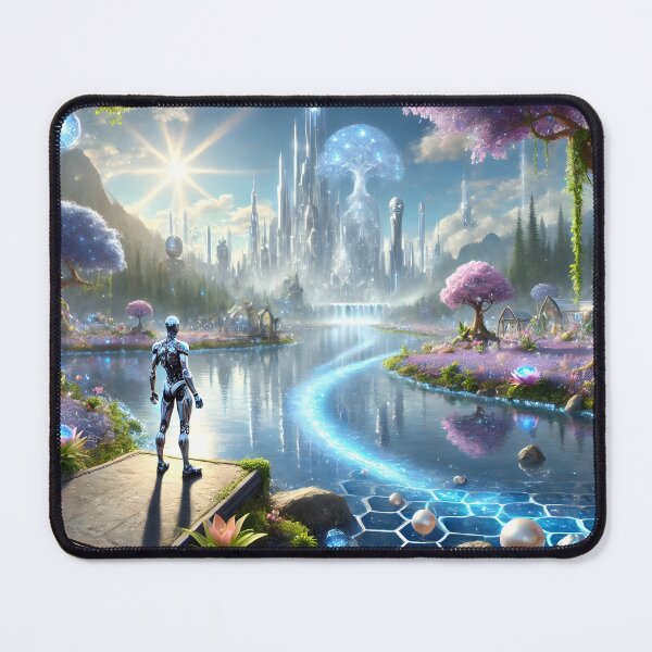 Item preview, At the edge of the River of Life of the Planet Osirizyah 001L3P230TH3 designed and sold by OsirizyahDesign.