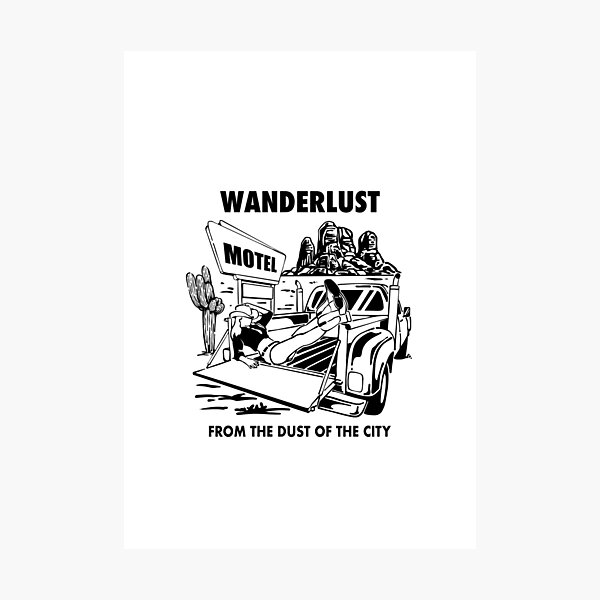 Item preview, Wanderlust designed and sold by Moodwills.