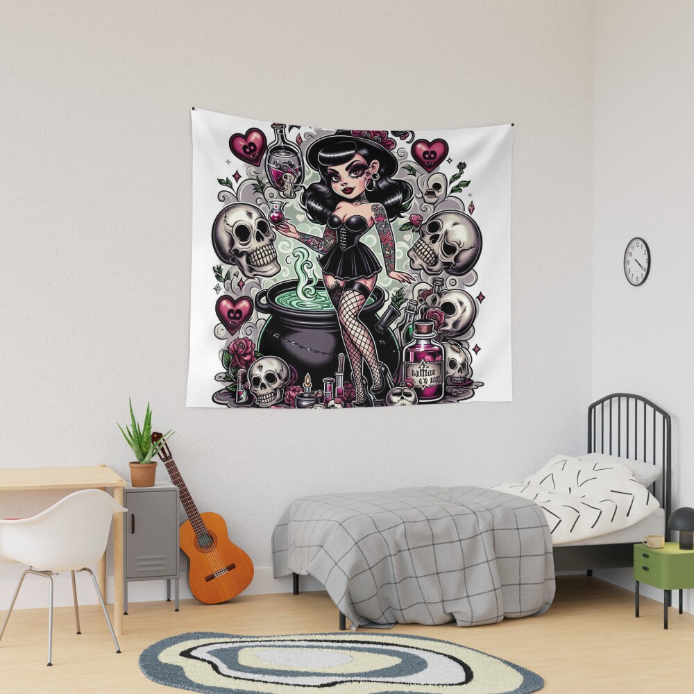 Item preview, Tapestry designed and sold by NaughtyNiceArt.