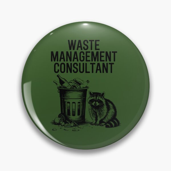 Item preview, Waste Management Consultant – Funny Raccoon Trash Picker designed and sold by Aredbox.