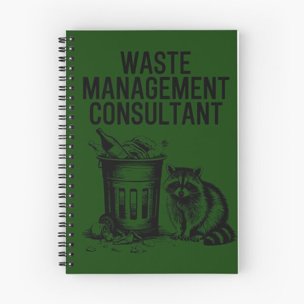 Item preview, Waste Management Consultant – Funny Raccoon Trash Picker designed and sold by Aredbox.
