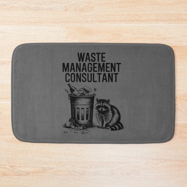 Item preview, Waste Management Consultant – Funny Raccoon Trash Picker designed and sold by Aredbox.