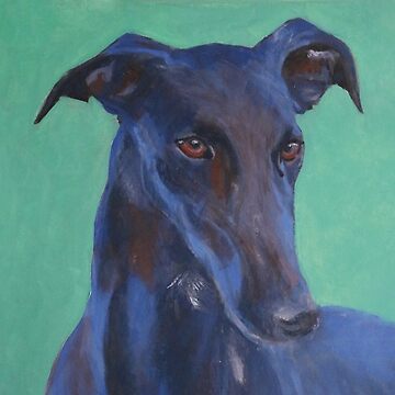 Artwork thumbnail, Blue Greyhound by Maite Sánchez Art