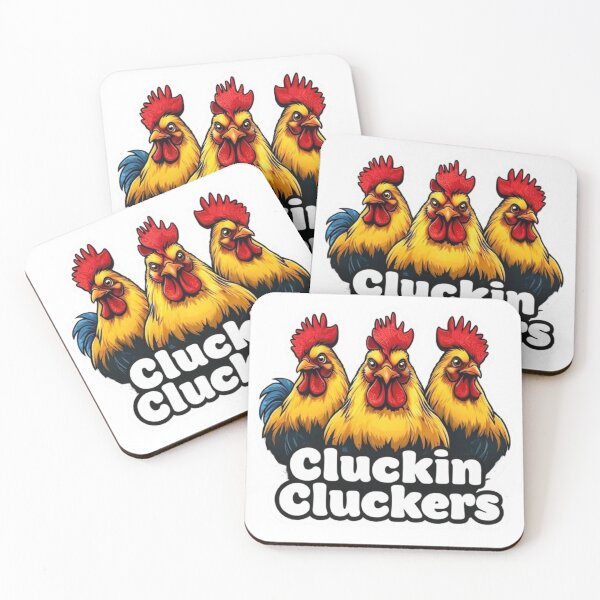 Item preview, Cluckin' Cluckers  designed and sold by SpazticGoat.