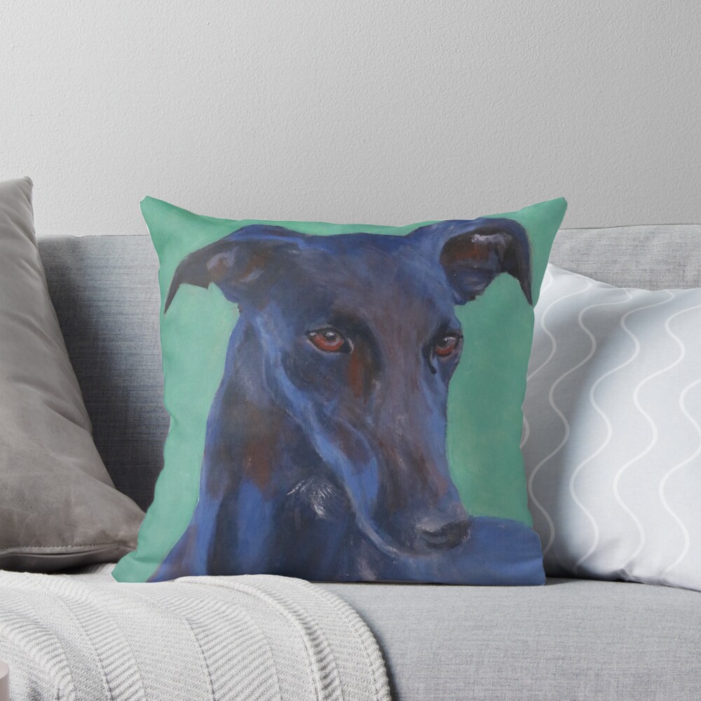 Item preview, Throw Pillow designed and sold by maitesanchezart.