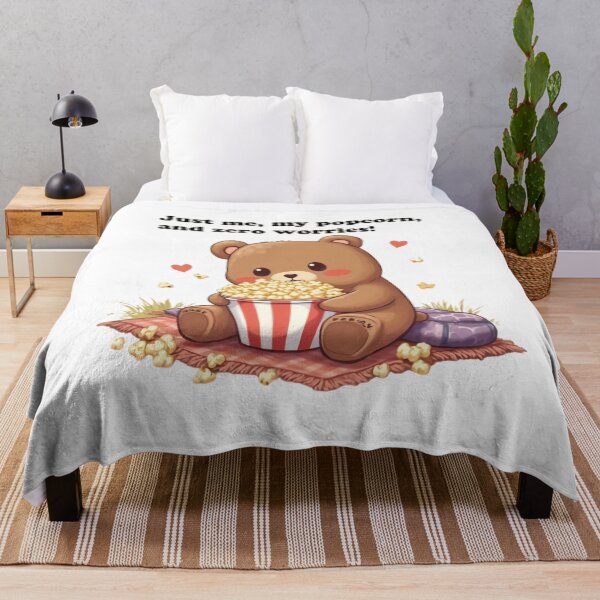 Item preview, Cozy Popcorn Time! designed and sold by ChibiLOL.