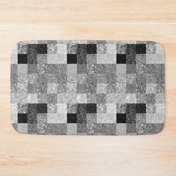 Item preview,  Black and White Assorted Grid Tiles Minimal Texture designed and sold by JashJhaveri.