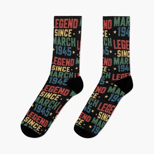 Item preview, Legend 1945 80th Birthday Gifts for Men Women 80 Year Old, Legend Since March 1945 Vintage Birthday designed and sold by BLZART.