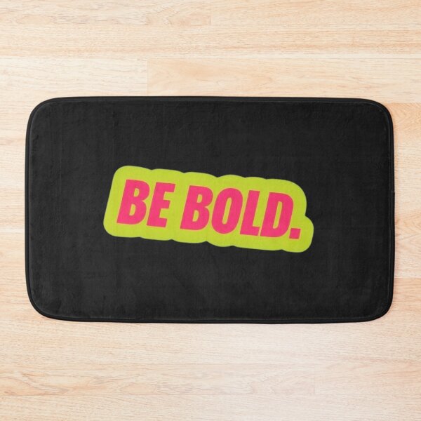 Item preview, Be Bold Motivational Sticker – Neon Aesthetic Typography designed and sold by Art Garden.