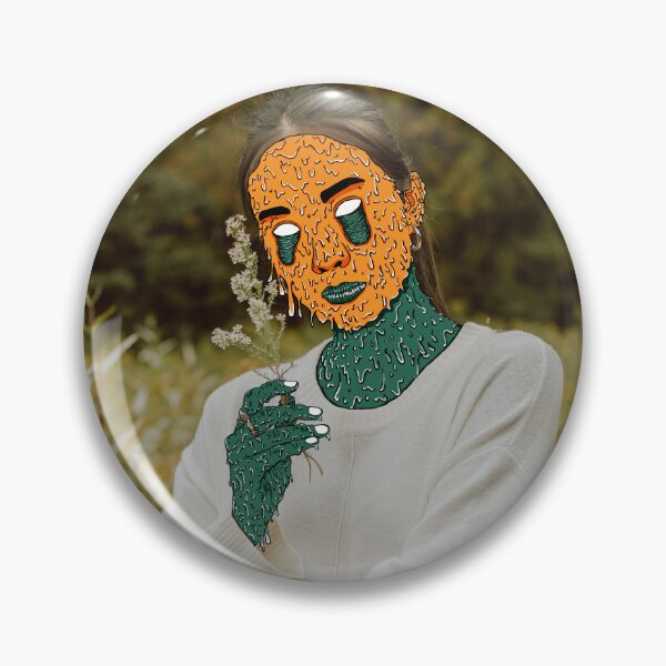 Item preview, Surreal Portrait | Abstract Face & Nature Art designed and sold by milanidavinci.