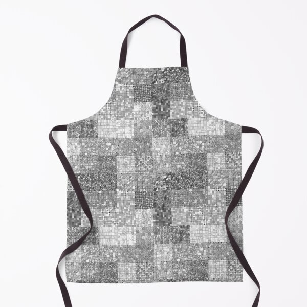 Item preview, Black and White Assorted Grid Tiles Box Fractal designed and sold by JashJhaveri.