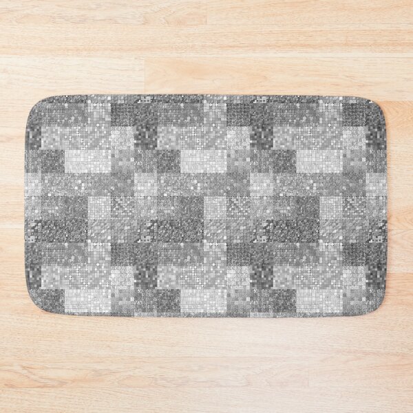Item preview, Black and White Assorted Grid Tiles Box Fractal designed and sold by JashJhaveri.
