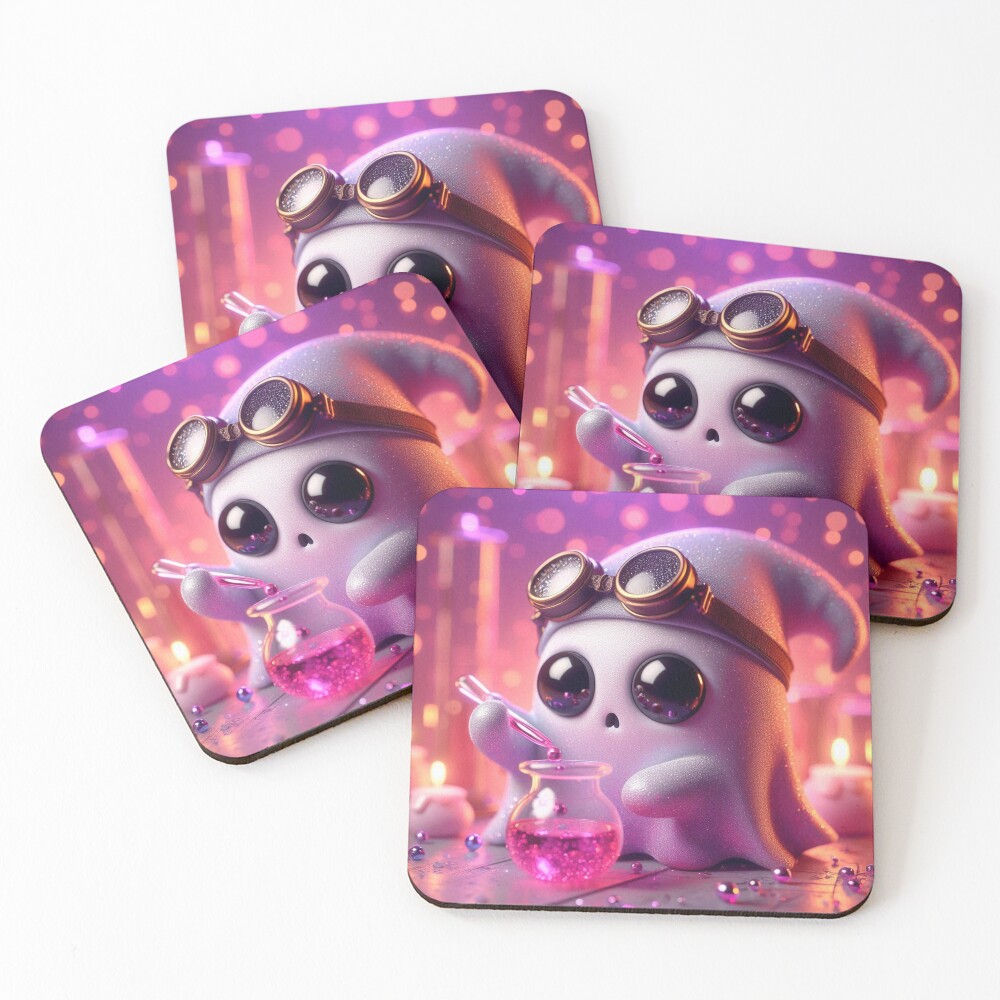 Item preview, Coasters (Set of 4) designed and sold by NaughtyNiceArt.