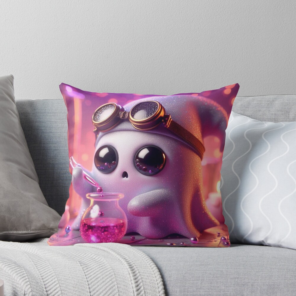 Item preview, Throw Pillow designed and sold by NaughtyNiceArt.