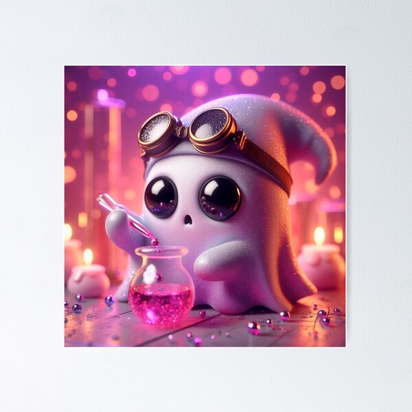 Alchemist Ghosty Friend Poster