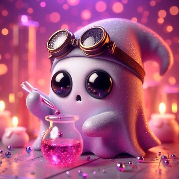 Artwork thumbnail, Alchemist Ghosty Friend by NaughtyNiceArt