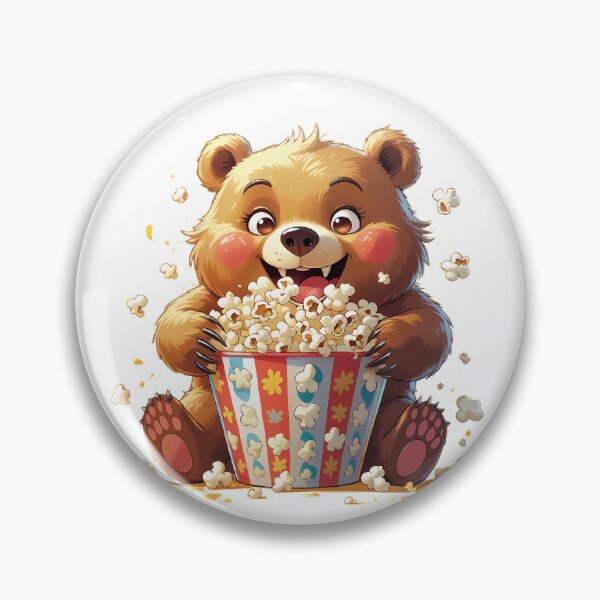 Item preview, Popcorn Bear! designed and sold by ChibiLOL.