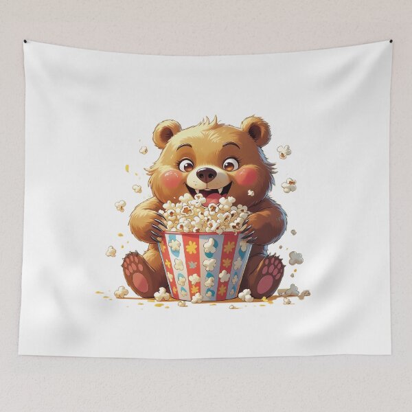 Item preview, Popcorn Bear! designed and sold by ChibiLOL.
