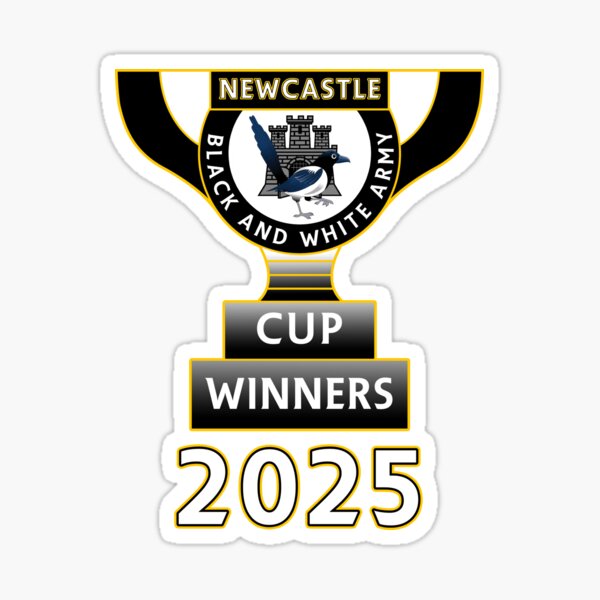 Artikel-Vorschau von Newcastle League Cup-Sieger 2025 – Fanartikel zur Trophäe, designt und verkauft von MDEO.