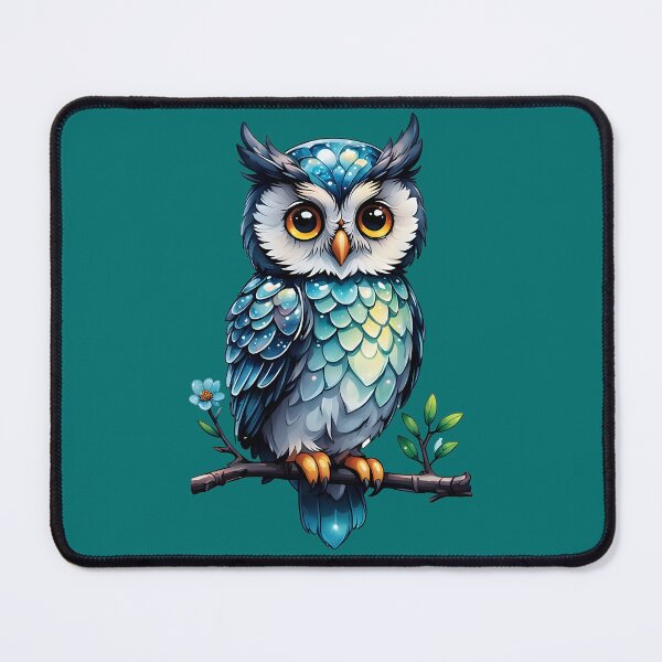 Item preview, Owl on a flowering branch designed and sold by dedoma.