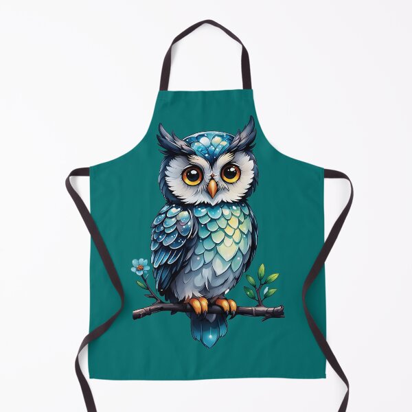 Item preview, Owl on a flowering branch designed and sold by dedoma.