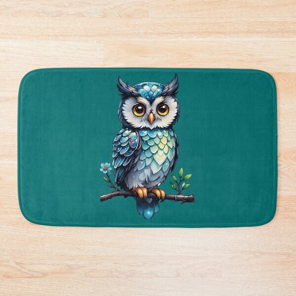 Item preview, Owl on a flowering branch designed and sold by dedoma.