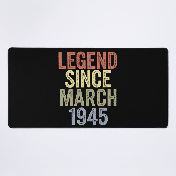 Item preview, Legend 1945 80th Birthday Gifts for Men Women 80 Year Old, Legend Since March 1945 Vintage Birthday designed and sold by BLZART.