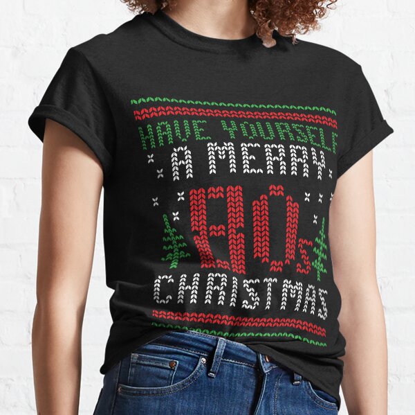 Artikel-Vorschau von Frohe Weihnachten im Retro-Strickpullover-Design der 80er, designt und verkauft von Jdawnink.