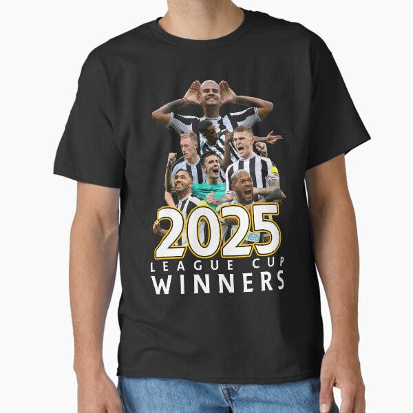 Artikel-Vorschau von Newcastle League Cup-Sieger 2025 – Von Spielern erstellte Merchandise-Artikel, designt und verkauft von MDEO.