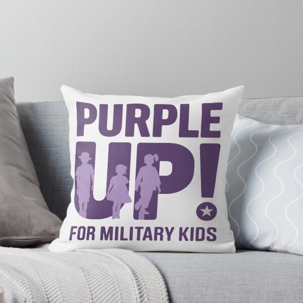 Item preview, ¡Morado arriba! Diseño de concienciación para niños militares designed and sold by Trend Pixel Co..