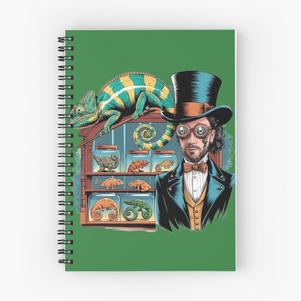 Item preview, Collector of chameleons, surreal steampunk style. designed and sold by Lilashakti ⭐️ ⭐️ ⭐️ ⭐️ ⭐️.