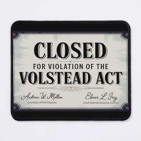Item preview, Prohibition ERA Closed for VIOLATION Sign designed and sold by Daniel Hagerman.