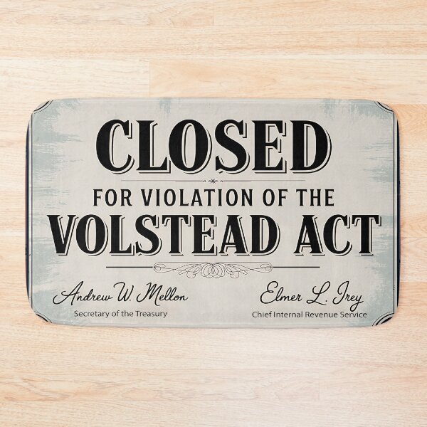 Item preview, Prohibition ERA Closed for VIOLATION Sign designed and sold by Daniel Hagerman.