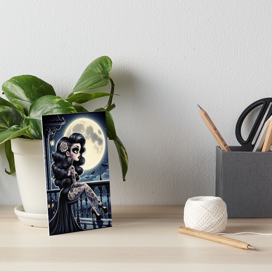 Item preview, Art Board Print designed and sold by NaughtyNiceArt.