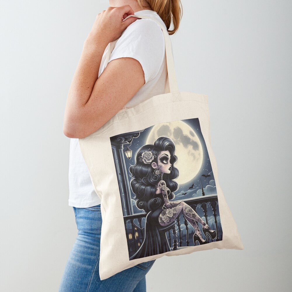 Item preview, Cotton Tote Bag designed and sold by NaughtyNiceArt.