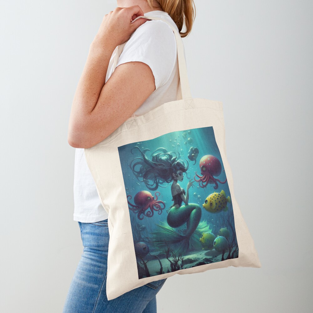 Item preview, Cotton Tote Bag designed and sold by NaughtyNiceArt.