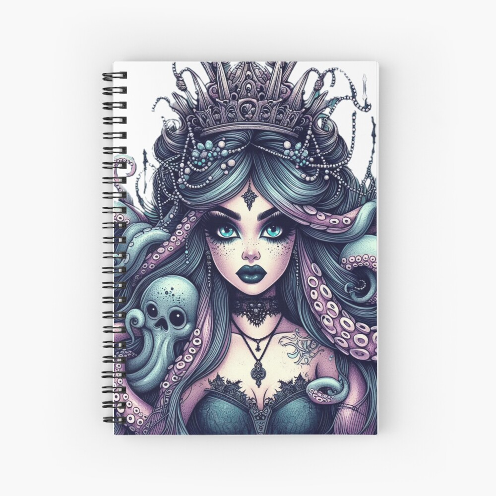 Item preview, Spiral Notebook designed and sold by NaughtyNiceArt.