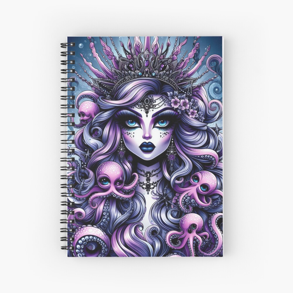 Item preview, Spiral Notebook designed and sold by NaughtyNiceArt.