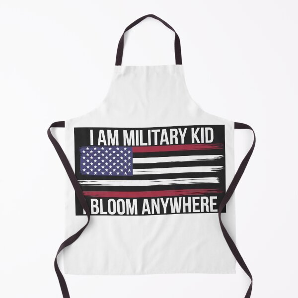 Item preview, I Am a Military Kid – I Bloom Anywhere Patriotic Design designed and sold by Trend Pixel Co..