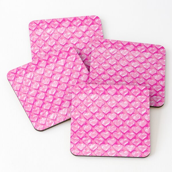 Item preview, Pink Cute Hearts Bubblewrap, Valentine's day, Love designed and sold by We Are Stardust.