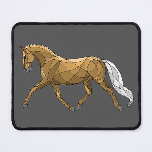Item preview, Abstract Trotting Palomino Dressage Horse designed and sold by DappledMoon.
