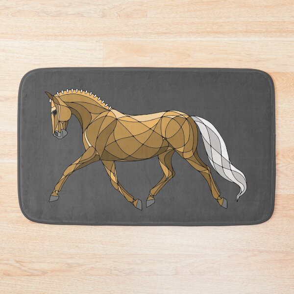 Item preview, Abstract Trotting Palomino Dressage Horse designed and sold by DappledMoon.