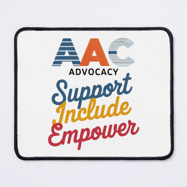Item preview, AAC Advocacy designed and sold by MadCatPrints.