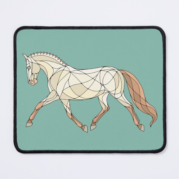 Item preview, Abstract Trotting Perlino Dressage Horse designed and sold by DappledMoon.