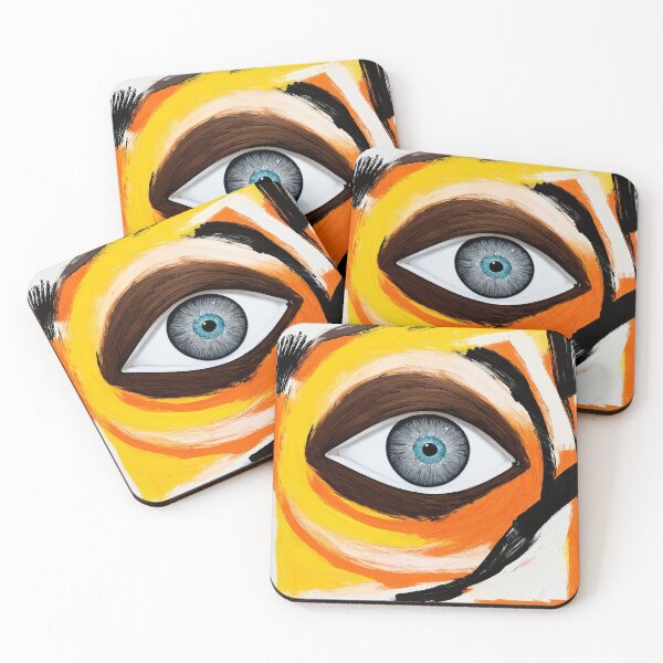 Item preview, an abstract painting of an eye designed and sold by SpaceArteSou.