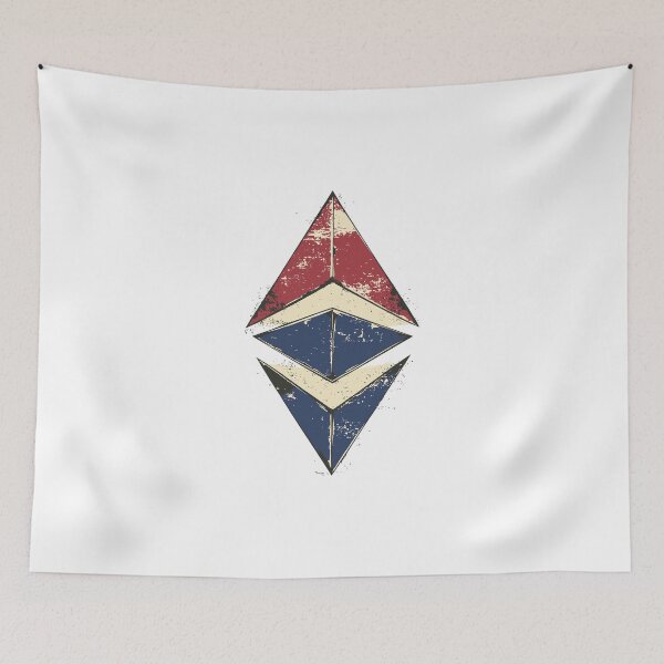 Item preview, Ethereum Retro Vintage Logo | Crypto Investor Pop Art designed and sold by Petru&Myself.