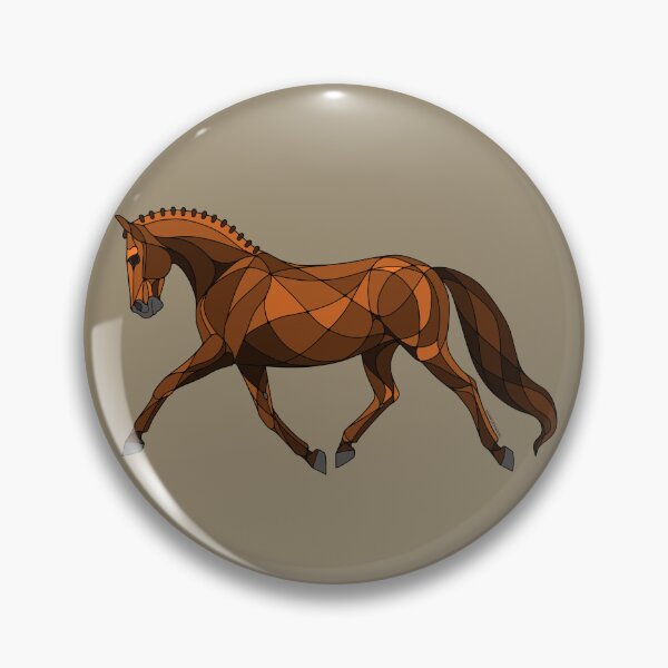 Item preview, Abstract Trotting Chestnut Dressage Horse designed and sold by DappledMoon.