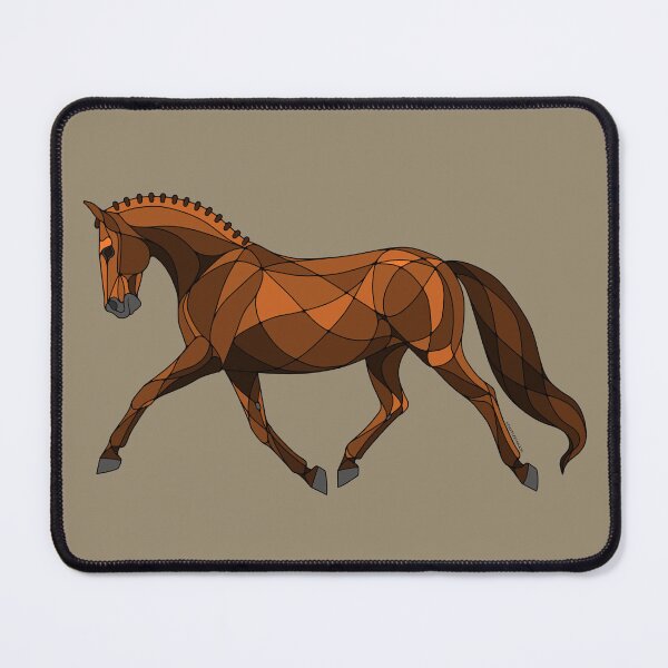 Item preview, Abstract Trotting Chestnut Dressage Horse designed and sold by DappledMoon.
